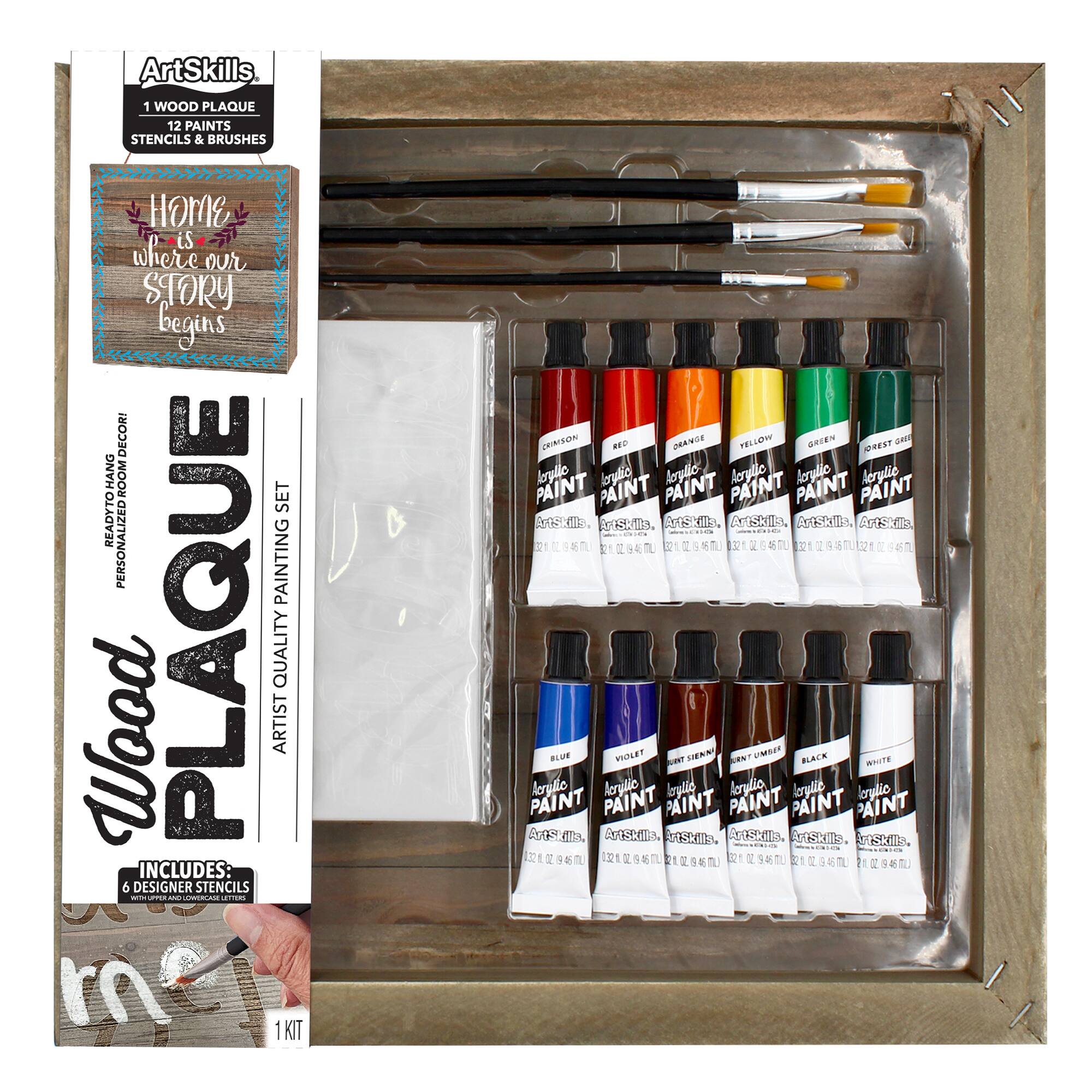 ArtSkills® Wood Pallet Plaque Painting Kit